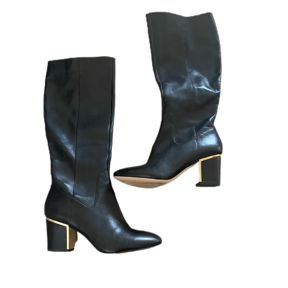 Knee High Leather Boots - Picture 1 of 1
